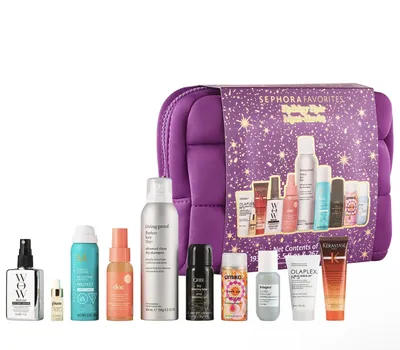 Праздничный набор Sephora Favorites Holiday Hair Must-Haves — лимитированный бьюти‑кейс с 10 хитами для ухода и стайлинга волос от топ‑брендов