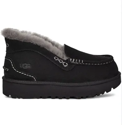 UGG Ansley Parc Shearling Platform Slipper  черный цвет US9(26см)