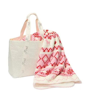 Victoria's Secret набор сумка+плед