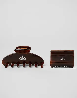 Alo набор из двух заколок-крабиков