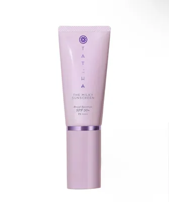 Tatcha The Milky Sunscreen SPF 50+ — молочный солнцезащитный флюид с эктоином и витамином E 15ml