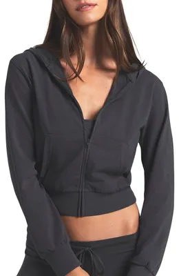 SKIMS — Cotton Jersey Zip-Up Hoodie