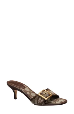 COACH — Margot Signature Jacquard Slide Sandal