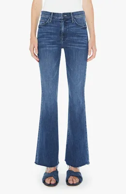 MOTHER — Fray Hem Bootcut Jeans