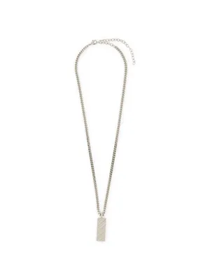 OFF WHITE — Men's Diag Necklace