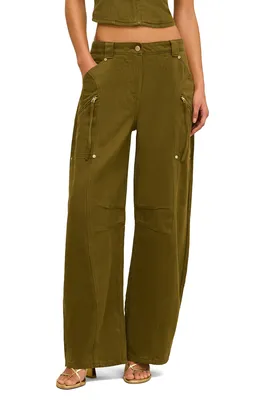 Cult Gaia — Sigrid Twill Barrel Leg Pants