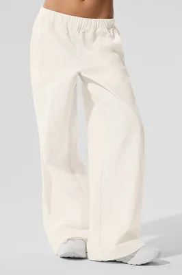 Alo Yoga — High-Waist Origin Wide Leg Track Pant