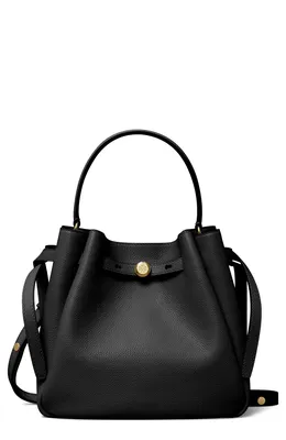 Tory Burch — Romy Pebble Leather Bucket Bag