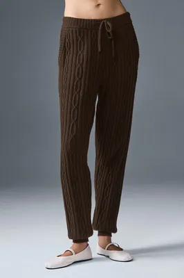 Alo Yoga — Cable Knit Winter Bliss Pant