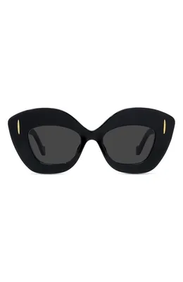 Loewe — Anagram 48mm Small Cat Eye Sunglasses