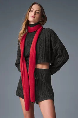 Alo Yoga — Cashmere Light Frosted Scarf