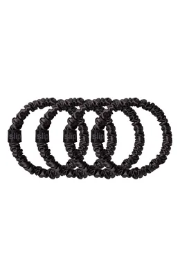 slip — Pure Silk 4-Pack Skinny Scrunchies: Back to Basics Collection