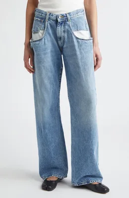 Maison Margiela — Elongated Pocket Nonstretch Denim Jeans