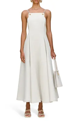 Cult Gaia — Maka Stretch Cotton Maxi Cocktail Dress