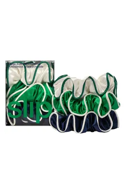 slip — Game Day 3-Pack Pure Silk Large Scrunchies
