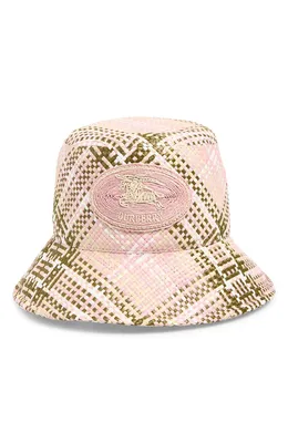 Burberry — EKD Stamp Woven Bucket Hat