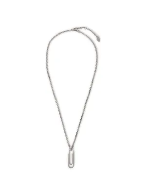 OFF WHITE — Men's Paperclip Necklace