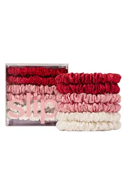 slip — Sweetie 6-Pack Skinny Silk Scrunchies