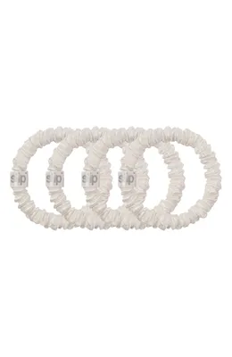 slip — 4-Pack Skinny Silk Scrunchies