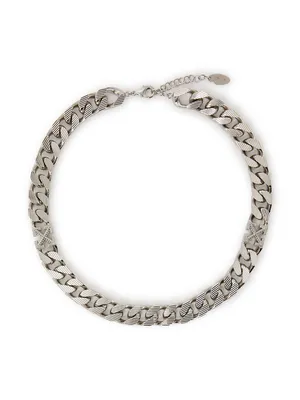 OFF WHITE — Men's Arrow Chain Textured Necklace