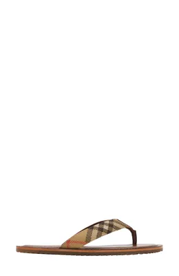 Burberry — Pavillion Check Flip Flip