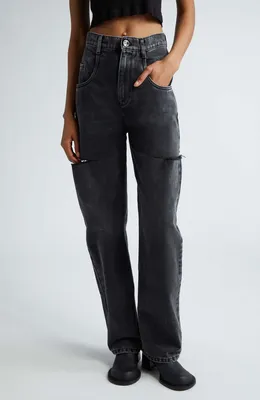 Maison Margiela — Ripped Side Cutout Jeans