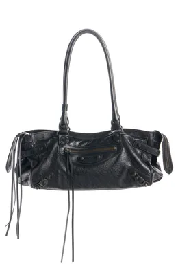 Balenciaga — Le City Leather East/West Shoulder Bag