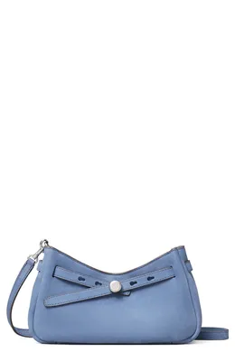 Tory Burch — Romy Zip Top Leather Crossbody Bag