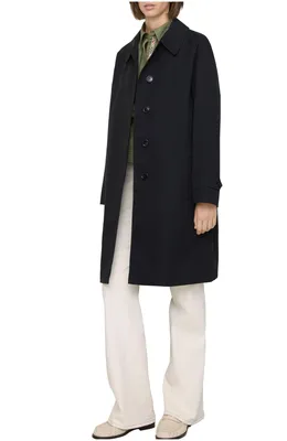 Burberry — Mid-length Tropical Gabardine Camden Car Coat