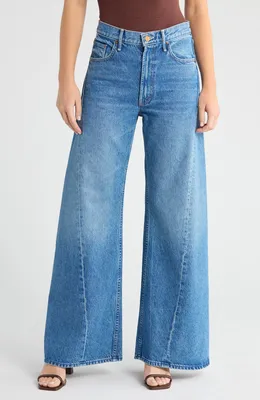 MOTHER — Lemon Twist High Waist Wide Leg Jeans