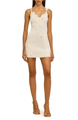 Cult Gaia — Flora Appliqué Minidress