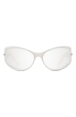 Givenchy — 75mm Oversize Oval Sunglasses