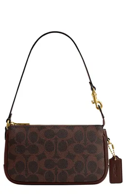 COACH — Plaza 18 Signature Coated Canvas Shoulder Bag
