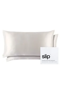 slip — Set of 2 Silk King Pillowcases $280 Value