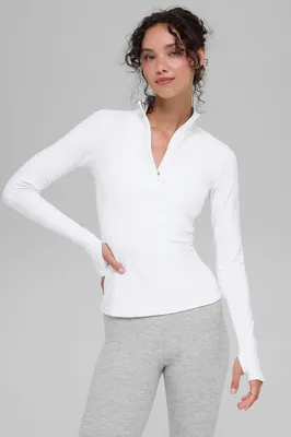 Alo Yoga — Alosoft 1/2 Zip Rapid Pullover