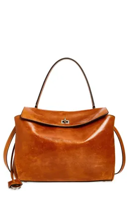Balenciaga — Medium Rodeo Leather Top Handle Bag