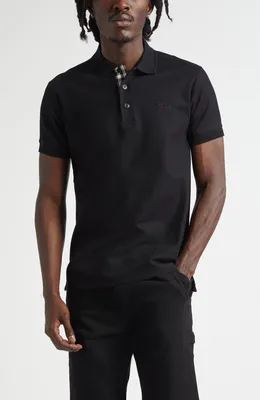 Burberry — Men's Eddie TB Monogram Cotton Polo