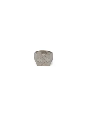 OFF WHITE — Men's Bling Dollar Ring