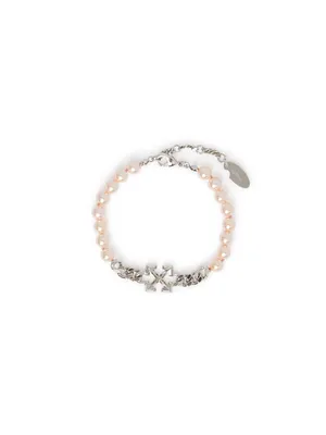 OFF WHITE — Women's Arrow Pearl Full Bracelet