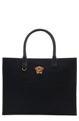 Versace — La Medusa Canvas Tote