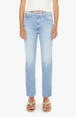 MOTHER — The Rider Hover Slim Straight Leg Jeans