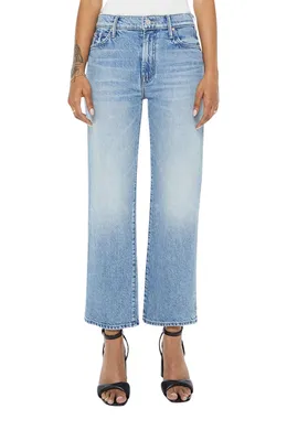 MOTHER — Lil Kick It High Waist Straight Leg Jeans