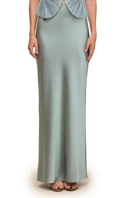 Cult Gaia — Chantel Stretch Silk Bias Cut Skirt
