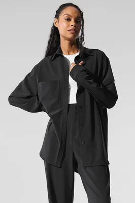 Alo Yoga — Dreamscape Button Down Long Sleeve